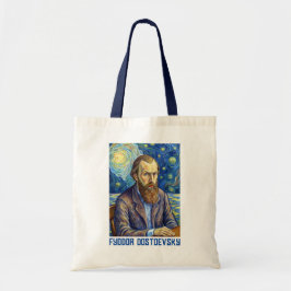 Bolsa Tote Fyodor Dostoevsky - Estilo geométrico elegante
