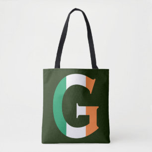 Bolsa Tote G Monograma sobreposto à Irish Flag stcnt