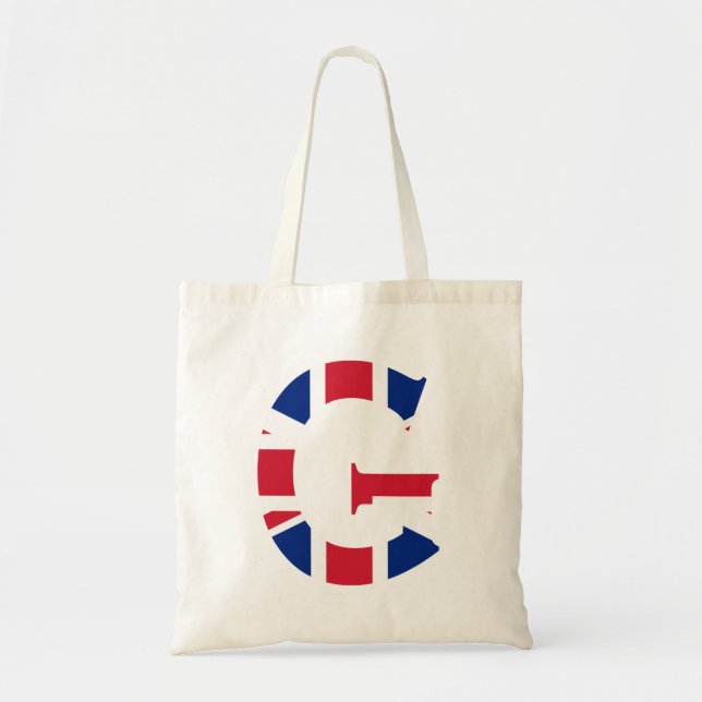 Bolsa Tote G Monograma sobreposto a um btcnt de bandeira de t (Frente)