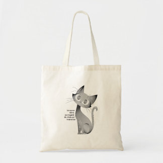 Bolsa Tote Gabinete do chat au count langoureux