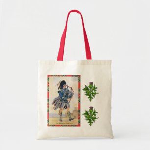Bolsa Tote Gaiteiro escocês, o balanço do kilt
