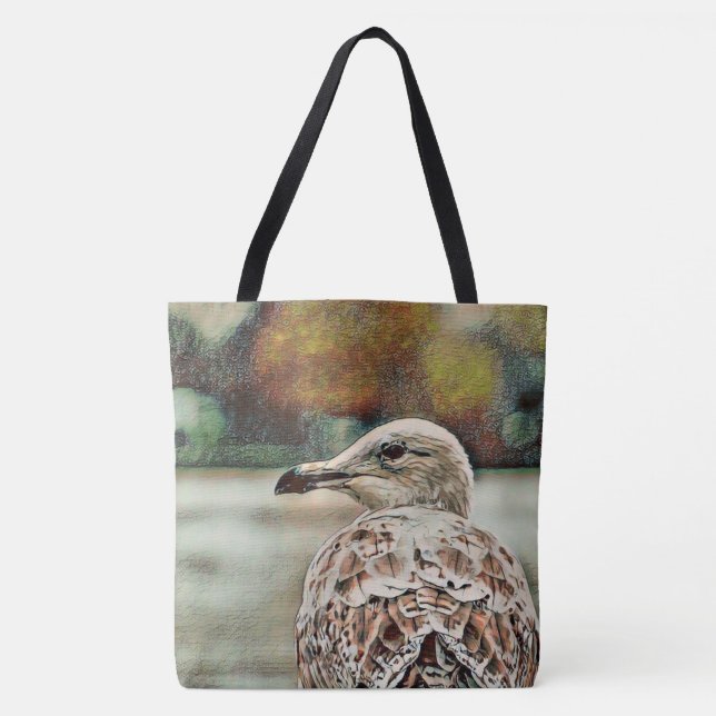 Bolsa Tote gaivota (Frente)