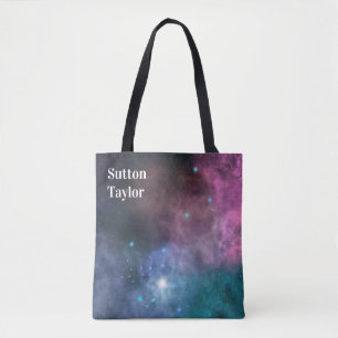 Bolsa Tote Galáxia Arco-Íris