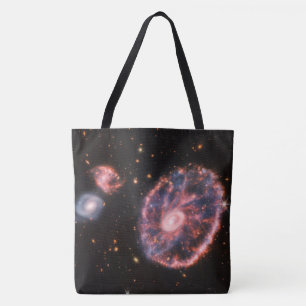 Bolsa Tote Galáxia do Círculo Cartwheel, Telescópio Espacial