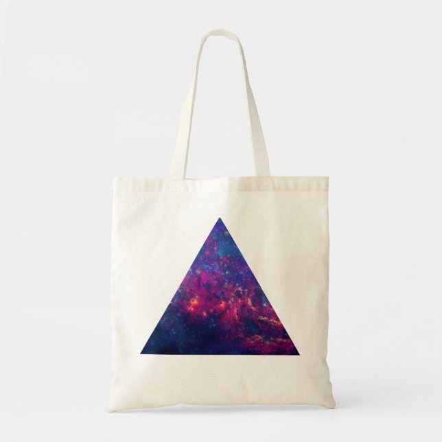 Bolsa Tote Galáxia do hipster / Triângulo Espacial (Frente)