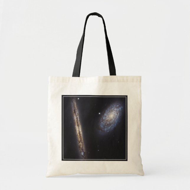 Bolsa Tote Galáxia Edge-On Ngc 4302 E Galáxia Inclusa 4298 (Frente)