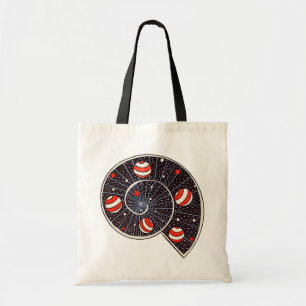 Bolsa Tote Galáxia Espiral Com Planetas De Bola De Praia