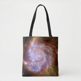 Bolsa Tote Galáxia Espiral Messier 101 - Foto do Telescópio H