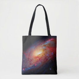 Bolsa Tote Galáxia Espiral Messier M106 Foto do Espaço Exteri