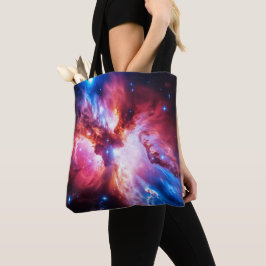 Bolsa Tote Galáxia Nebulosa Colorida Espaço Estrelas Universo