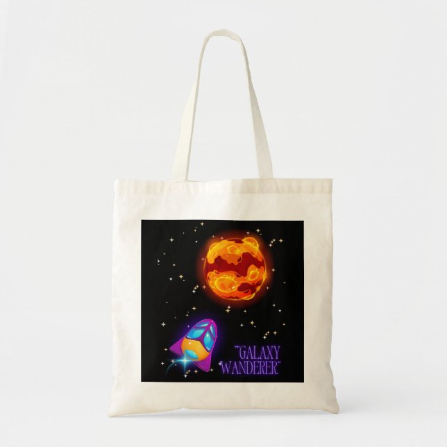 Bolsa Tote Galaxy Wanderer - Tumbler isolado (Frente)