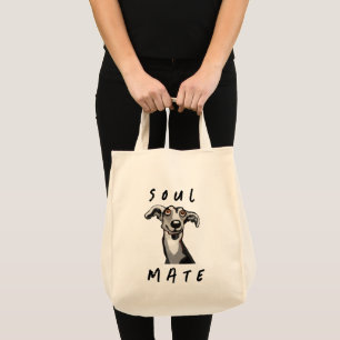 Bolsa Tote Galgo engraçado, chicote, galgo