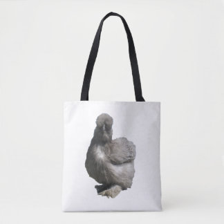 Bolsa Tote Galinha De Raça Azul-Silkie De Raça Benta