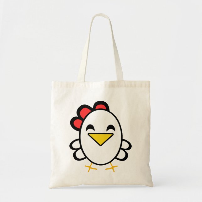 Bolsa Tote Galinha do bebê (Frente)