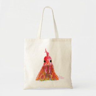 Bolsa Tote Galinha feliz "QUEENIE" da galinha por Shirley