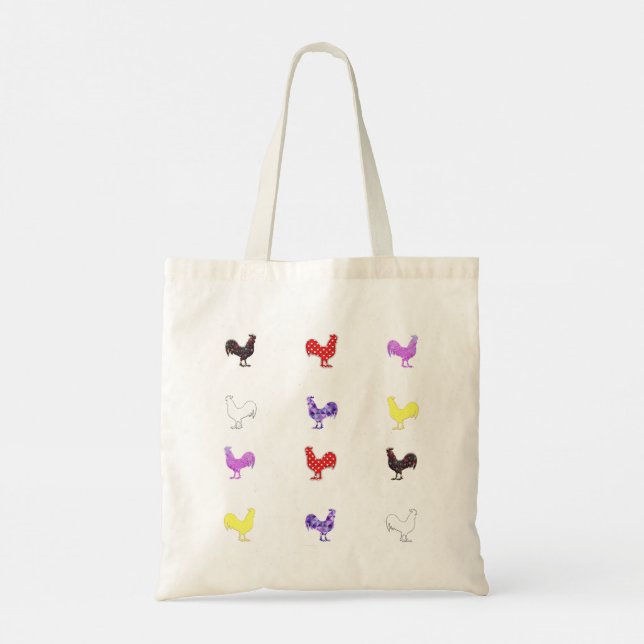 Bolsa Tote Galinha Hens Thunder_Cove (Verso)