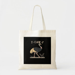 Bolsa Tote Galinhaça F-Caw-F Avestruz F-Caw-F Galo Ave Corvo 