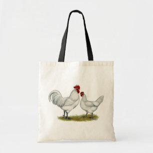 Bolsa Tote Galinhas azuis do pé