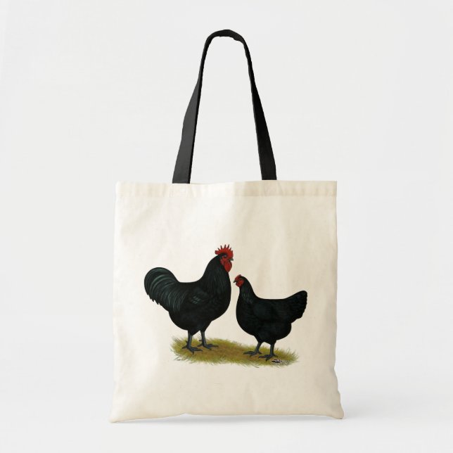 Bolsa Tote Galinhas do gigante do jérsei (Frente)
