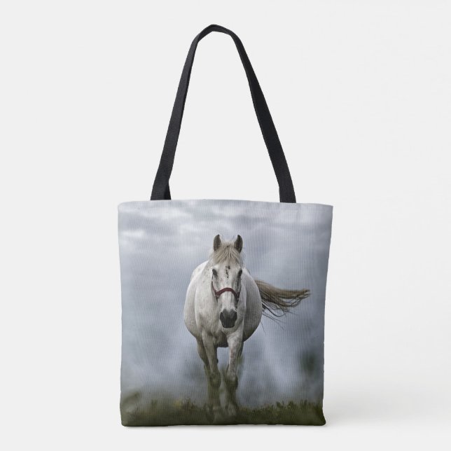 Bolsa Tote Galloping White Horse (Verso)