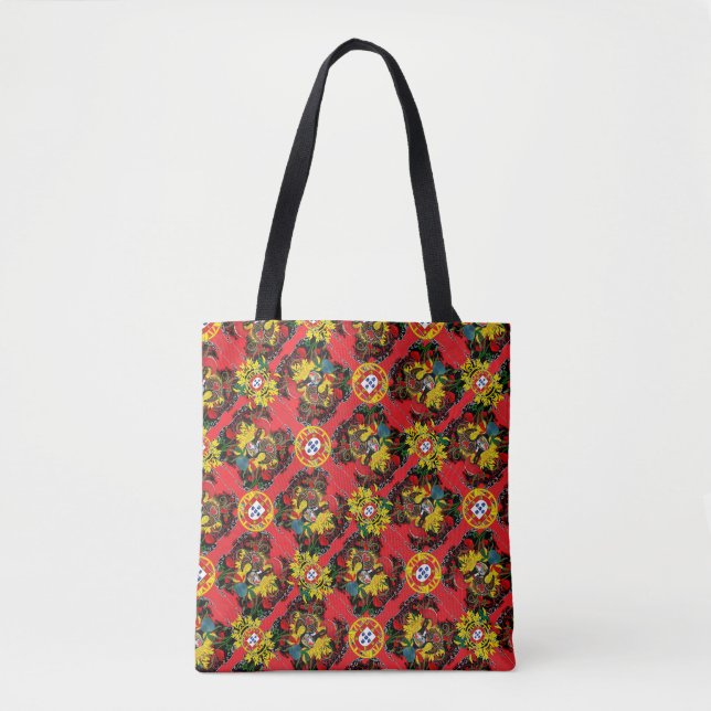 Bolsa Tote Galo de Barcelos, Portugal (Frente)