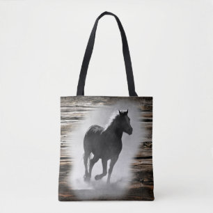 Bolsa Tote Galopagem de Cavalos Selvagens