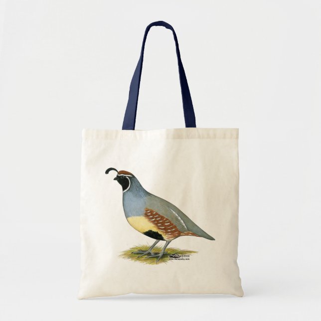 Bolsa Tote Gambel's Desert Quail (Frente)