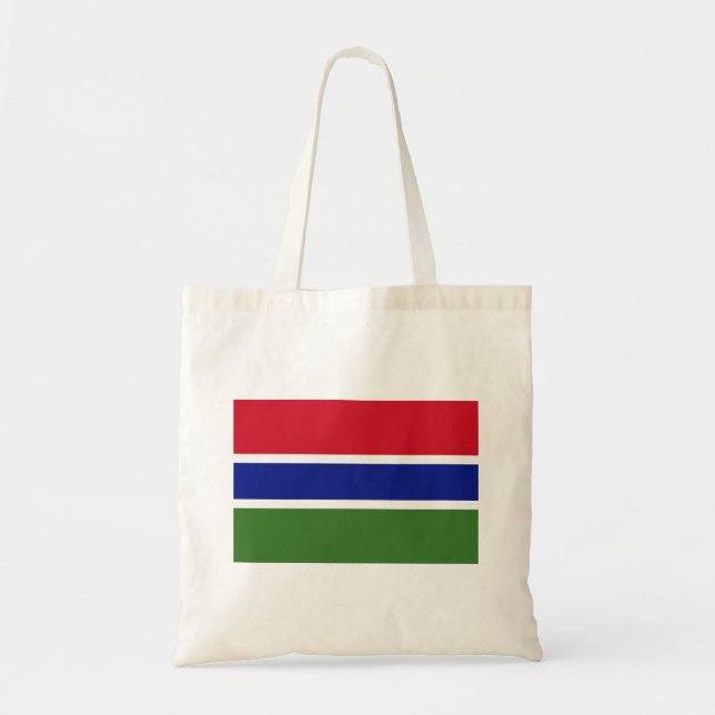 Bolsa Tote Gâmbia Flag (Frente)