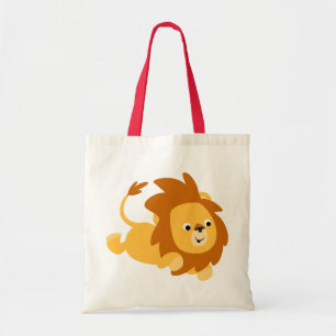 Bolsa Tote Gamboling Lion Bag de Cartoon Bonito