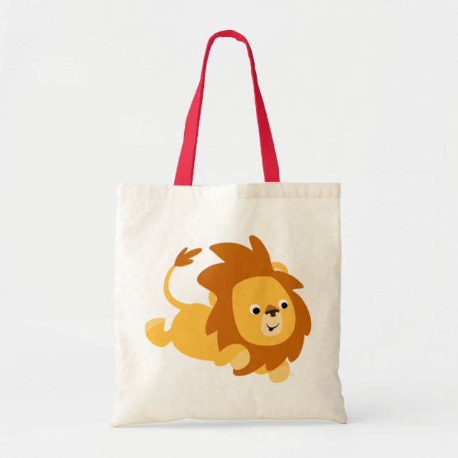 Bolsa Tote Gamboling Lion Bag de Cartoon Bonito (Frente)