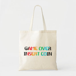 Bolsa Tote Game Over Insert Coin