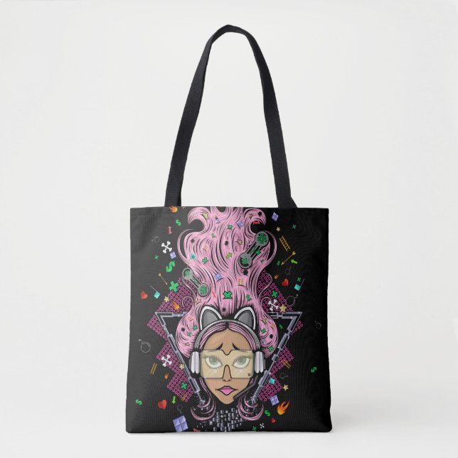 Bolsa Tote Gamer Girl (Frente)