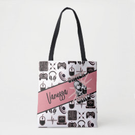 Bolsa Tote Gamer Girl personalizada | Jogos