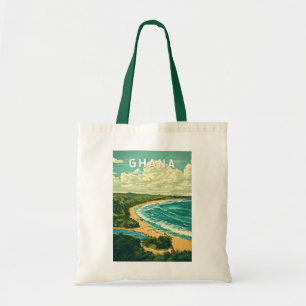 Bolsa Tote Gana Illustration Viagem Art Vintage