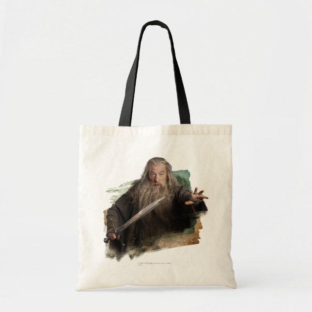 Bolsa Tote Gandalf com Espada (Frente)