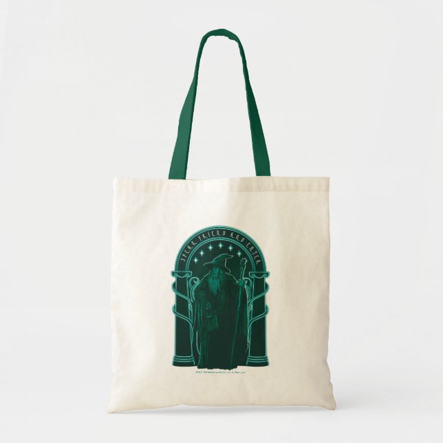 Bolsa Tote GANDALF™ "Speak Friend And Enter" Doors of Durin (Frente)