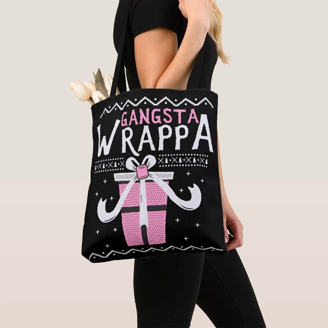 Bolsa Tote Gangsta Wrappa (Criador carregado)