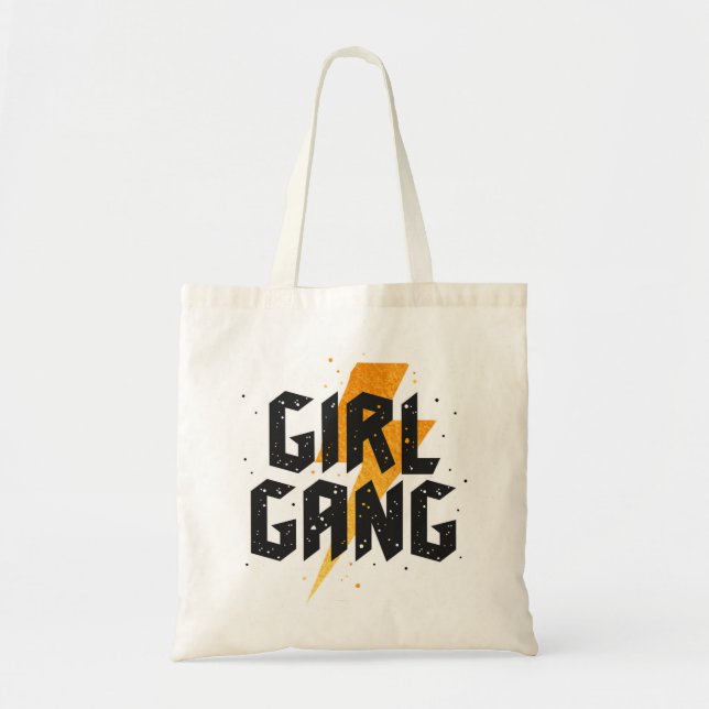 Bolsa Tote gangue de meninas, gangue de gangues (Frente)