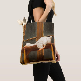Bolsa Tote Ganso em repouso em um bancoTote