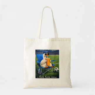 Bolsa Tote Ganso Engraçado Futebol Eu Moro Aqui Agora