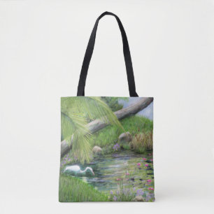 Bolsa Tote Garça no Lago 
