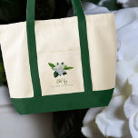 Bolsa Tote Gardenia Bridesmaid Bridal Party - Presente Tote B<br><div class="desc">A flor de Gardenia personalizou o presente de sacola para os membros da festa de noiva. Dê um presente de obrigado útil para as senhoras. O grande bolsa pode ser usado para transportar necessidades de praia, mercearias e muito mais. A jardinagem branca com a imagem de folhas verdes está em...</div>