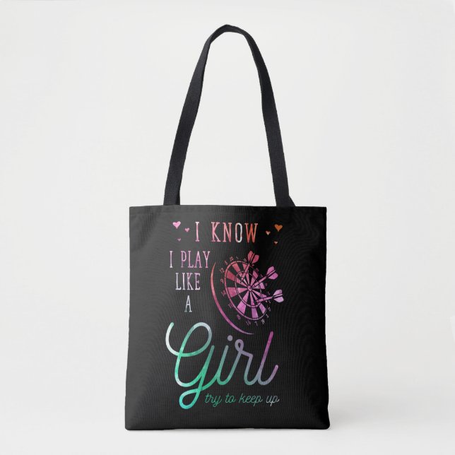 Bolsa Tote Garota das Trevas - Mulher Marrom (Frente)