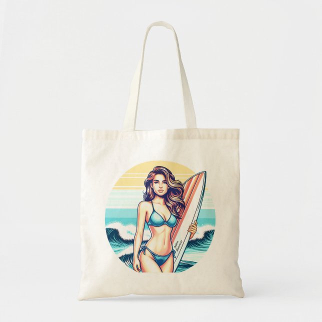Bolsa Tote Garota Esporte & Surfe (Frente)