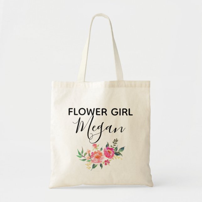 Bolsa Tote Garota Flor (Frente)