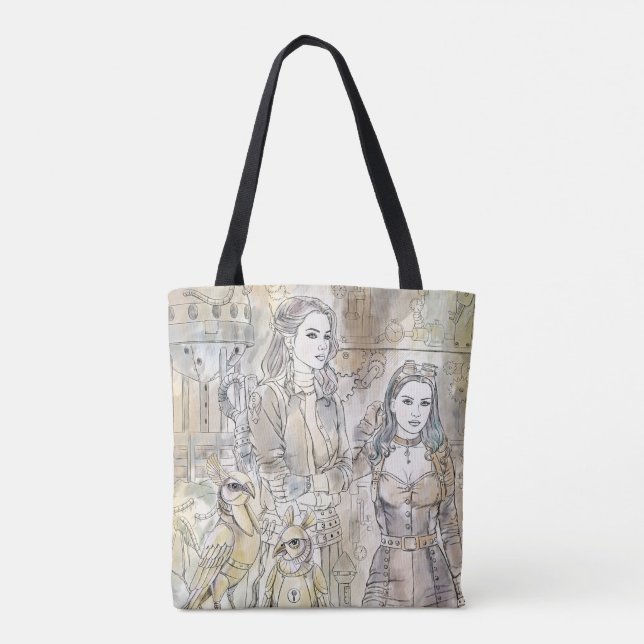 Bolsa Tote Garota-galinha-galinha (Verso)