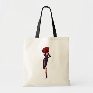 Bolsa Tote Garota Glamourosa Vintage Retrô Pinup