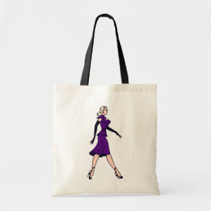 Bolsa Tote Garota Glamourosa Vintage, Secretária Loira Retrô