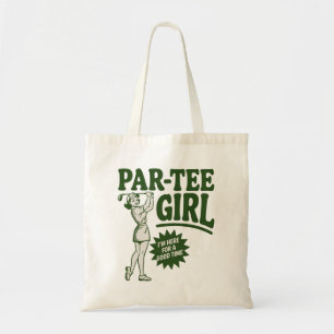 Bolsa Tote Garota Golfista Camisa Par Engraçada Garota Para A