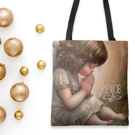 Bolsa Tote Garota Pequena Anjo Radiante Halo